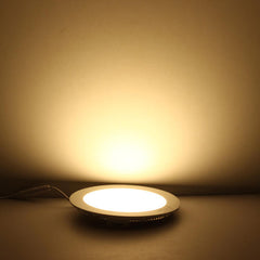 12W Round Ceiling Ultra Thin Panel LED Lamp Down Light Light 85-265V