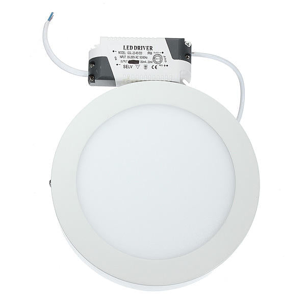 15W Round LED Panel Wall Ceiling Down Lights Mount Lamp AC 85-265V