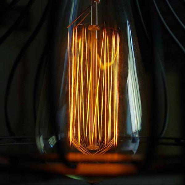 40W Incandescent Bulb 220V ST64 Retro Light Bulb
