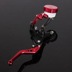 Red Universal Motorcycle Brake Clutch Lever Master Cylinder