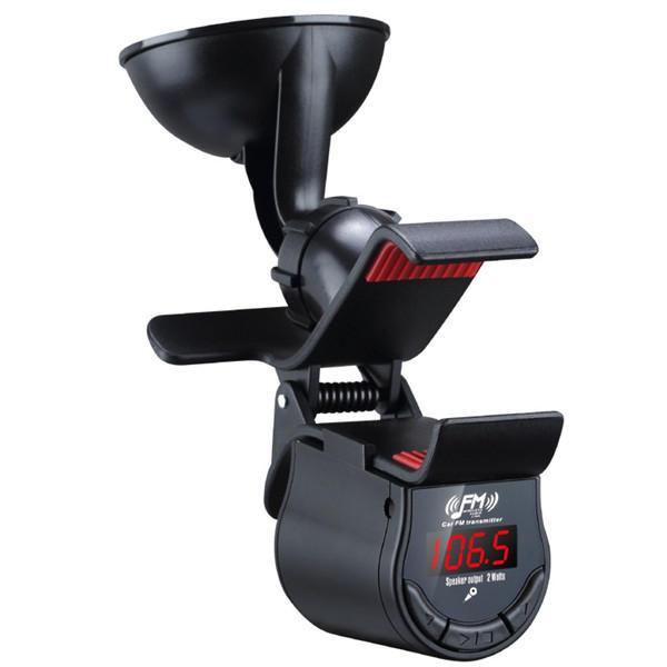 Car Hands Free FM Transimittervs 360 Degree Rotation Phone Holder