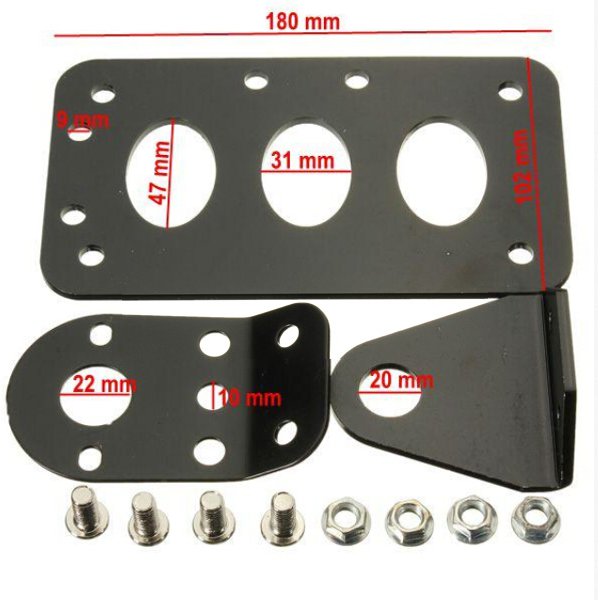 12V Motorcycle Brake Rear Tail Light Plate License Lamp For Sportster Chopper