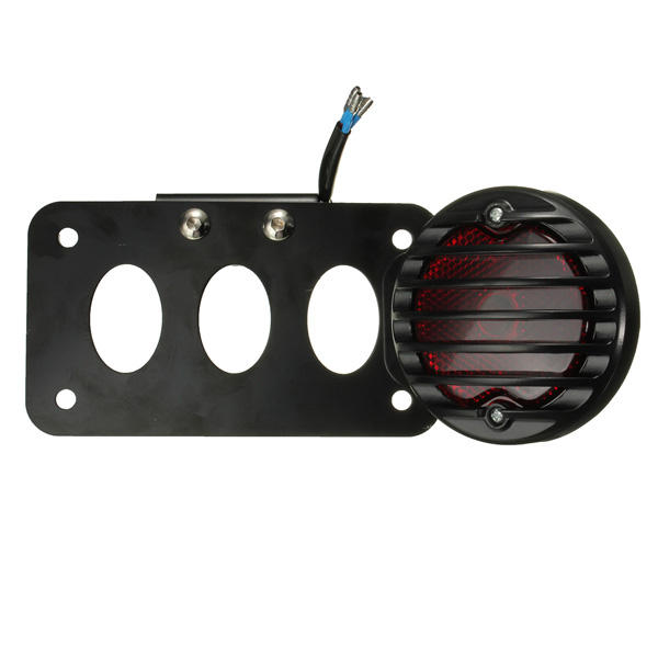 12V Motorcycle Brake Rear Tail Light Plate License Lamp For Sportster Chopper