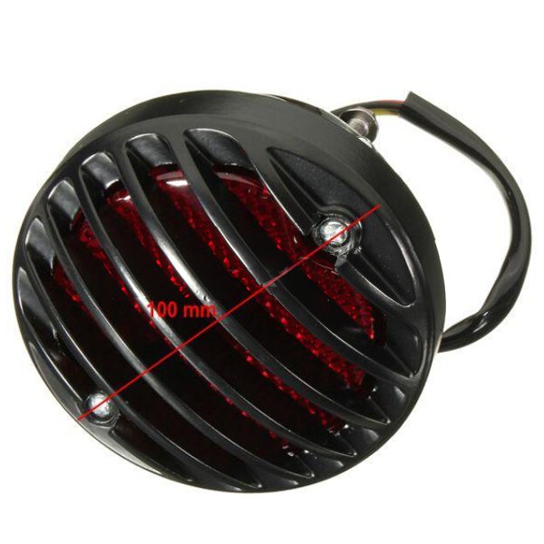 12V Motorcycle Brake Rear Tail Light Plate License Lamp For Sportster Chopper