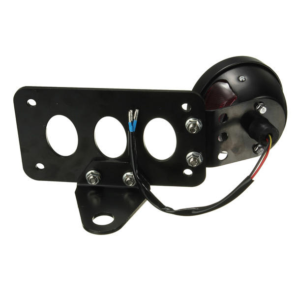 12V Motorcycle Brake Rear Tail Light Plate License Lamp For Sportster Chopper