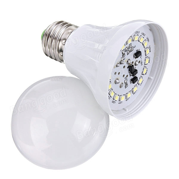 E27 5W 18 SMD 2835 AC 220-240V White/Warm White LED Globe Light Bulb