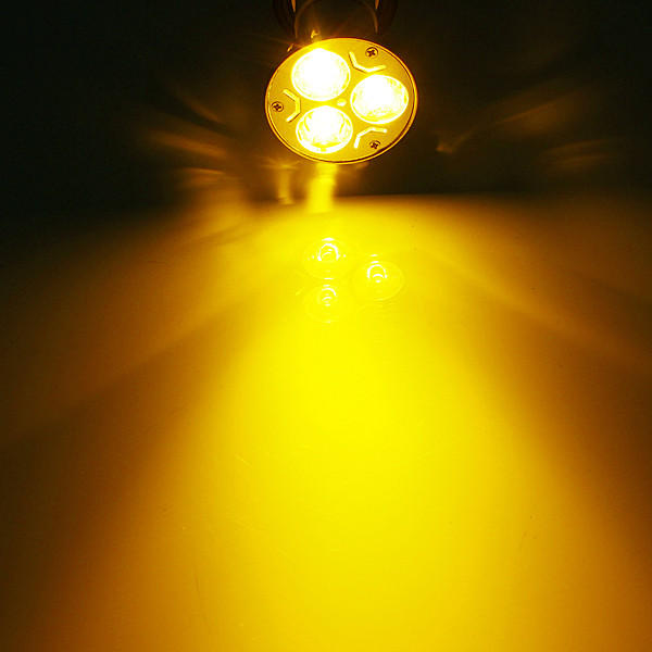 GU10 3W AC 220V 3 LEDs Red/Yellow/Blue/Green LED Spot Light Bulbs