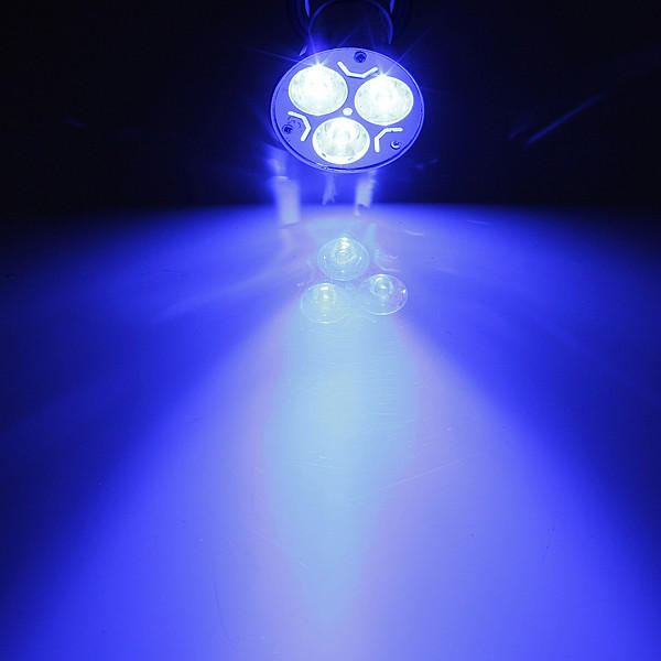 GU10 3W AC 220V 3 LEDs Red/Yellow/Blue/Green LED Spot Light Bulbs