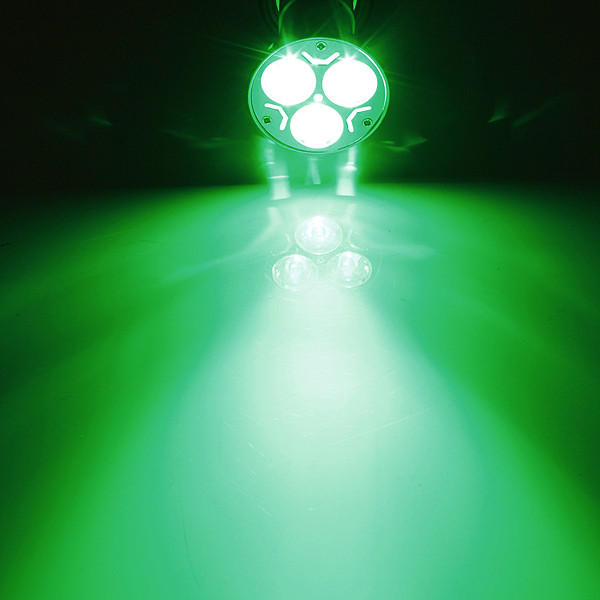 GU10 3W AC 220V 3 LEDs Red/Yellow/Blue/Green LED Spot Light Bulbs