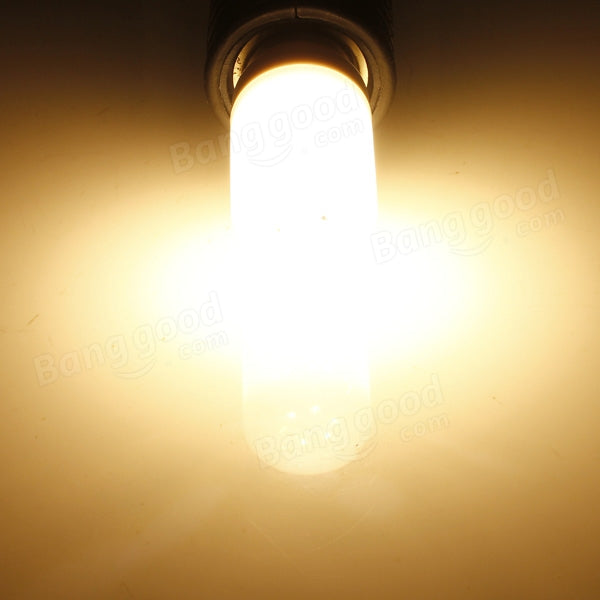 GU10 3.5W 48 SMD 3528 AC 220V LED Corn Light Bulbs With Frosted Cover