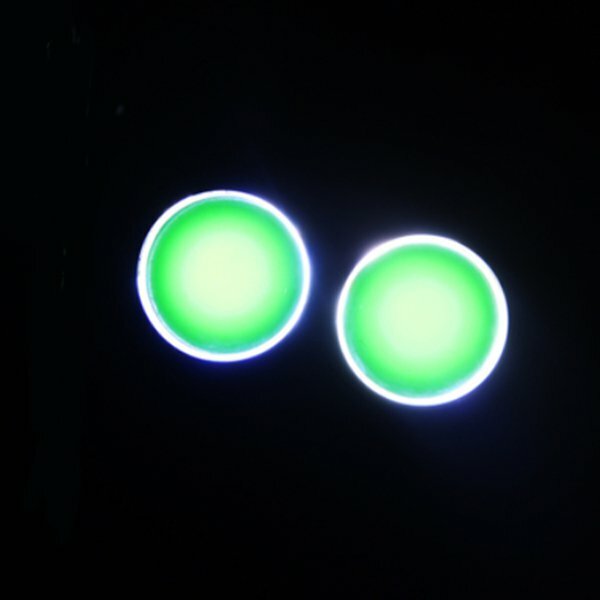 12V Motorcycle LED Lens Headlights Cold Light Fog Lamp Universal