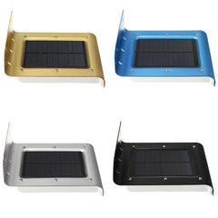 16 LED Solar Power Voice Sensor Wall Light Garden Yard Lamp Waterproof