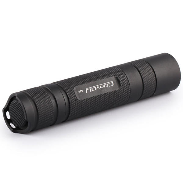 Black 7135x8 3/5mode EDC LED Flashlight 18650