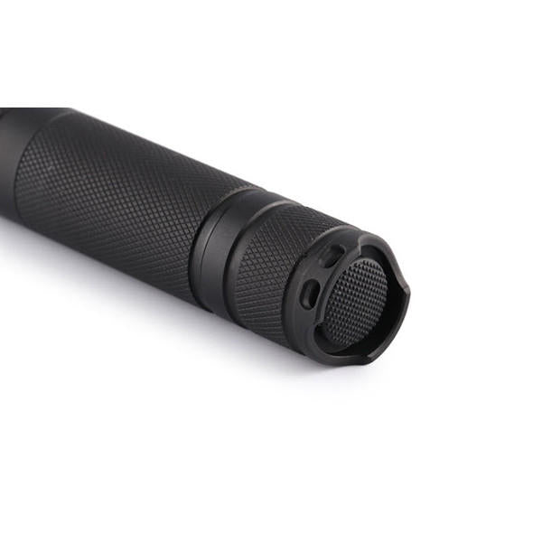 Black 7135x8 3/5mode EDC LED Flashlight 18650