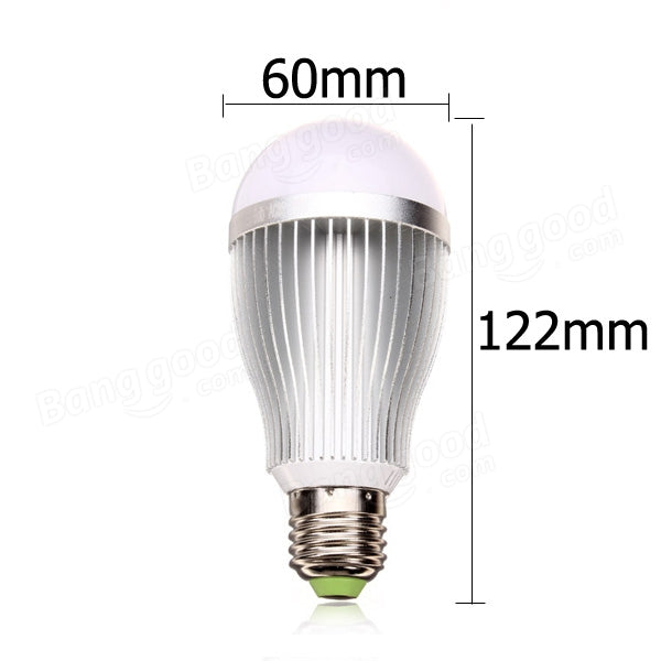 2.4G LED Globe Bulb 6W RGB + White Dimmable Home Lighting AC85-265V