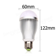 2.4G LED Globe Bulb 6W RGB + White Dimmable Home Lighting AC85-265V