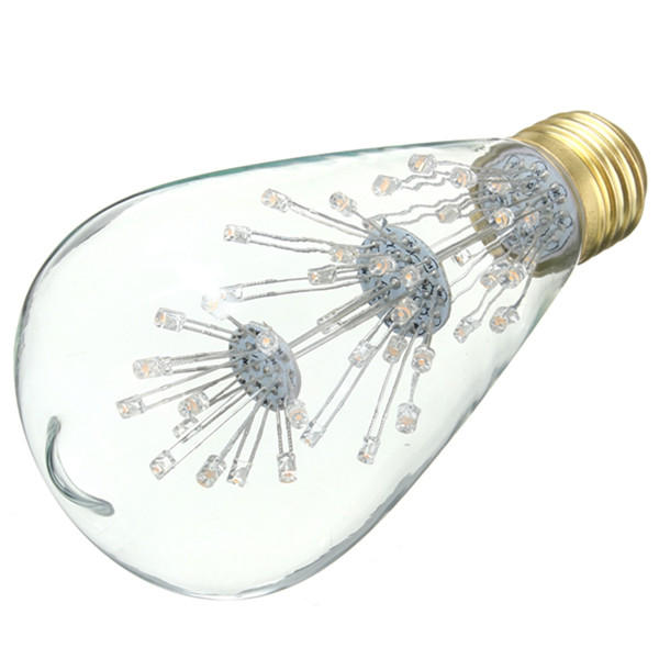3W Vintage Antique Style Carbon Filament Clear Glass Bulb 220-240V