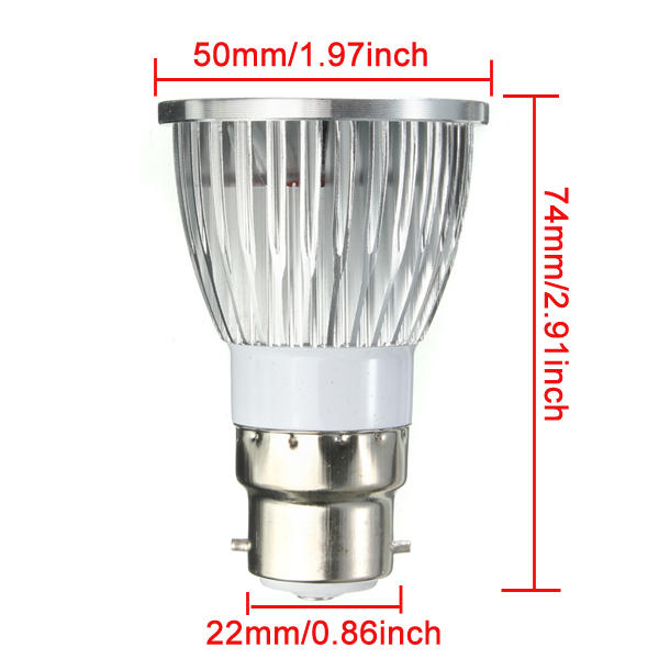 6W LED Dimmable Down Light Bulbs Spot Lightt AC 85V-265V