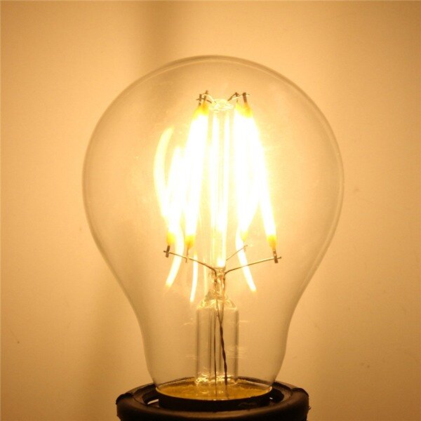6W White/Warm White LED Filament Retro Bulbs 85-265V
