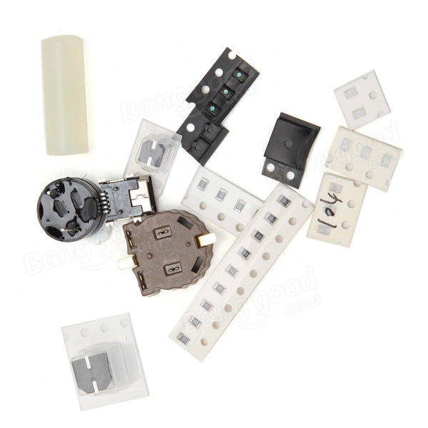 DIY Aurora LED Colorful Light Cube Chromatography Glass Clock Kit