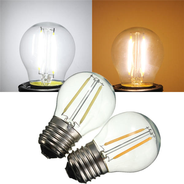 2W White/Warm White Non-Dimmable LED Filament Retro Bulbs 220V