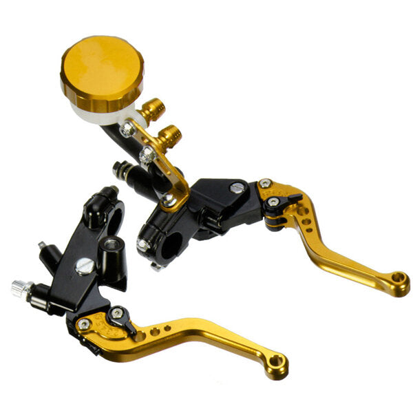 7/8 Inch Motorcycle Front Brakes Master Cylinders Adjust Levers