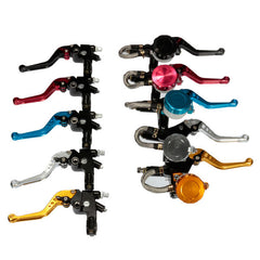 7/8 Inch Motorcycle Front Brakes Master Cylinders Adjust Levers