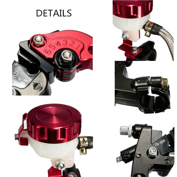 7/8 Inch Motorcycle Front Brakes Master Cylinders Adjust Levers