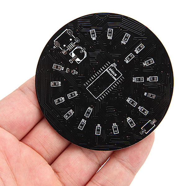 DIY WS2812 Full Color RGB LED Crystal Energy Ring Module Kit