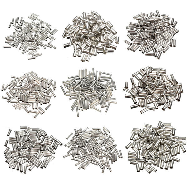 100 Pcs Naked Insulated Tube Terminal Block Cord End Terminal