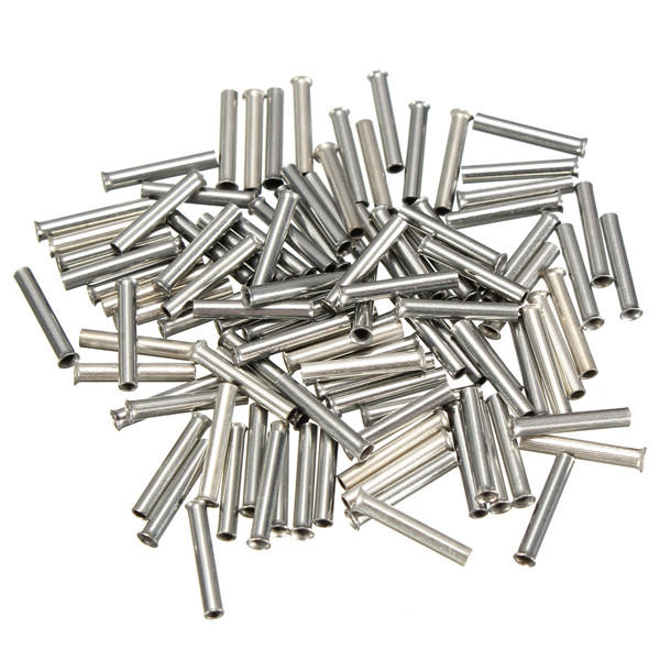 100 Pcs Naked Insulated Tube Terminal Block Cord End Terminal