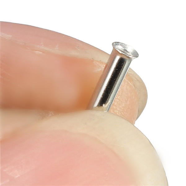100 Pcs Naked Insulated Tube Terminal Block Cord End Terminal
