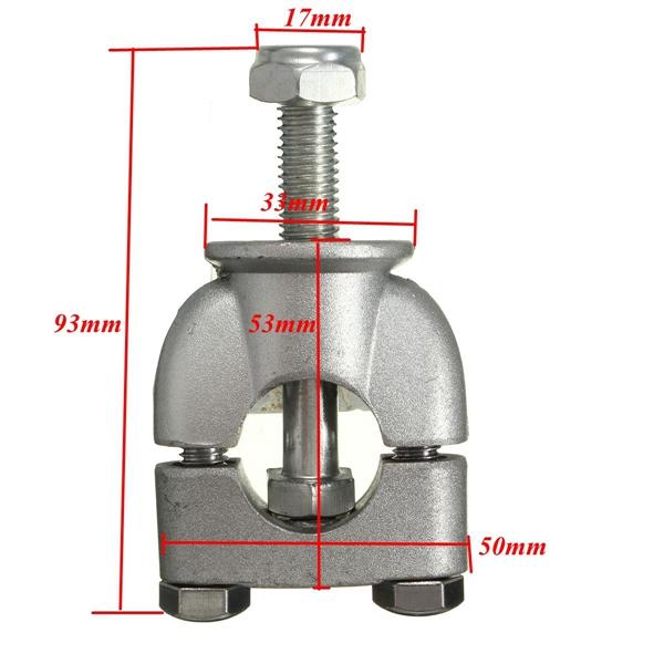 1Pair 22mm 7/8Inch Handlebar Riser Mount Clamps For Motorcycle Dirt Bike ATV