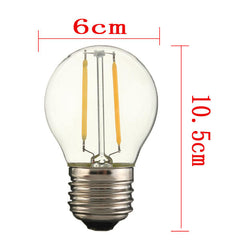 2W Warm White/ White Filament LED Dimmable Lamp AC220V/110V