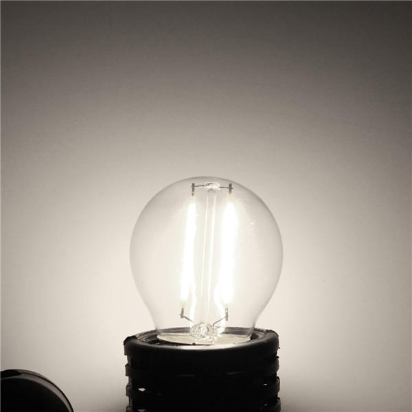 2W Warm White/ White Filament LED Dimmable Lamp AC220V/110V