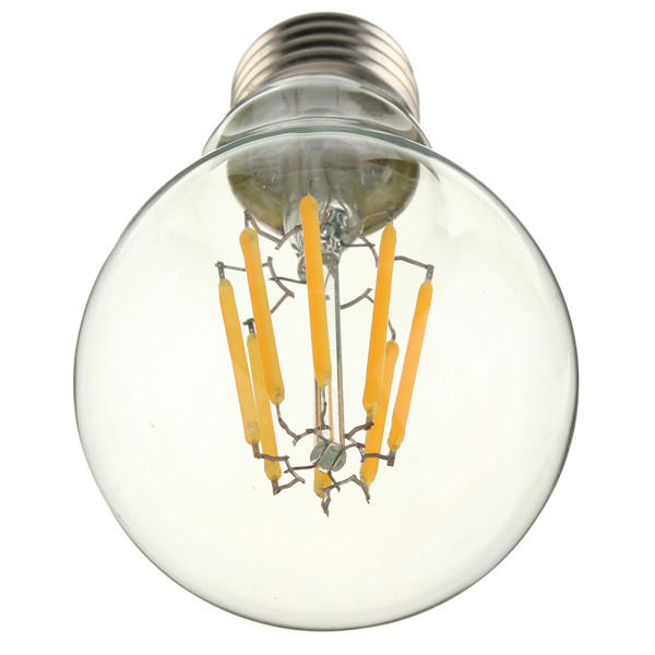 8W Warm White/ White Filament LED Dimmable Globe Bulb Lamp AC220V/110V