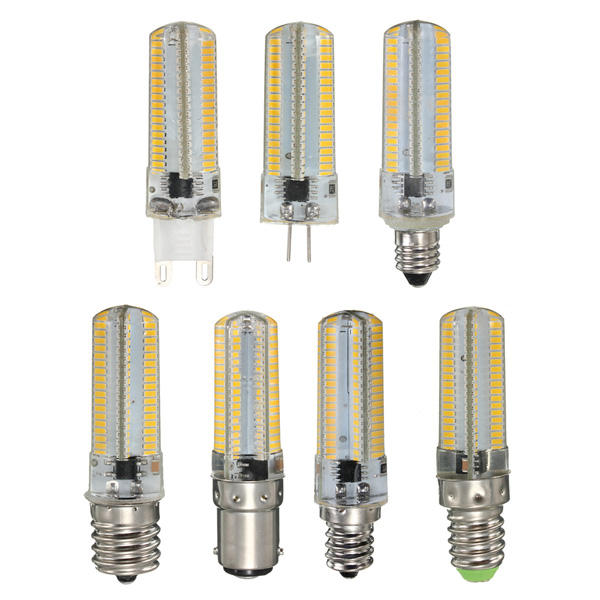 3.5W 152 SMD 3014 Dimmable Warm White/White Corn Light Lamp AC220V