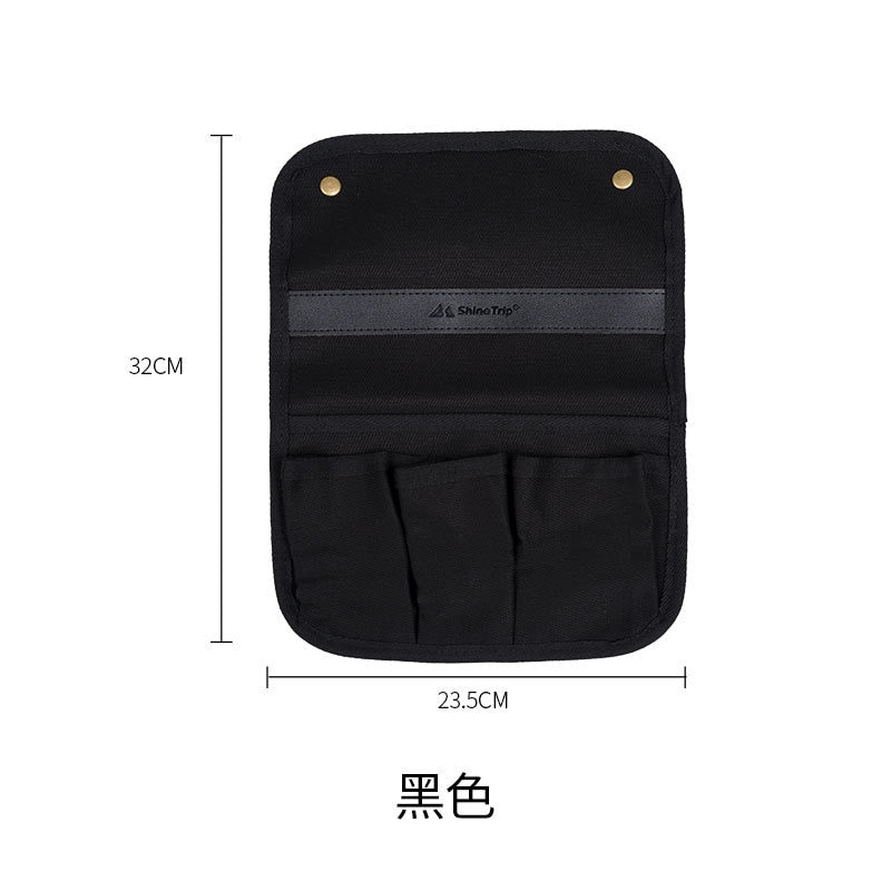 Outdoor Camping Kermit Chair Armrest Hanging Bag Side Multifunctional Storage Bag Portable Storage Bag