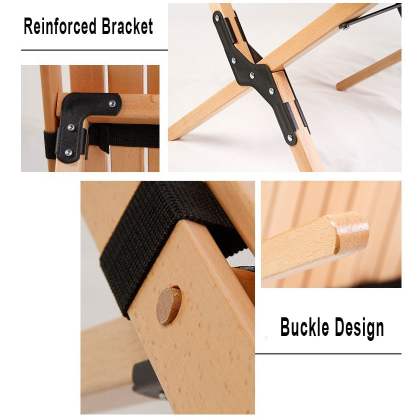 Folding Wood Table Portable Camping Large Wooden Desk with Carry Bag for Beach Picnic Outdoor Garden Backyard Furniture