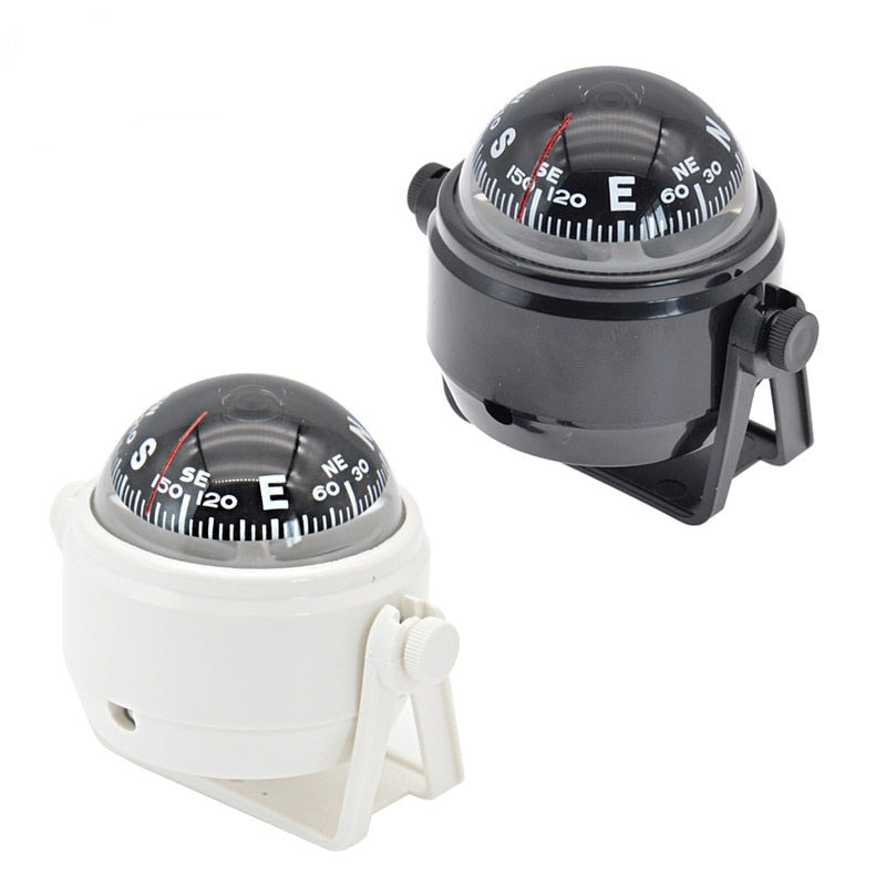 Outdoor Electronic Digital Compass Boat Caravan Truck Black Car Compass Boat Equipment Accessories