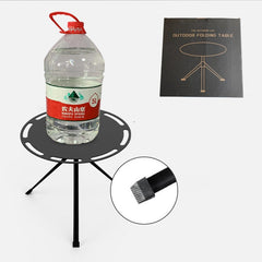 Portable Camping Table Foldable Round aluminium Alloy Height Adjustable Outdoor Hiking Picnic