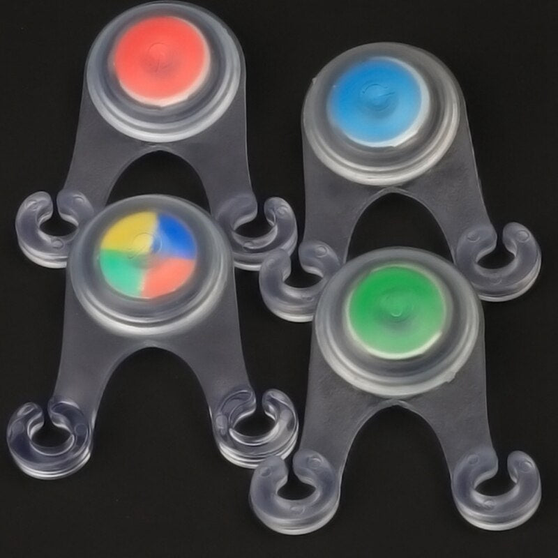 10Pcs Waterproof LED Tent String Rope Guard Hanging Lights Mini Flashlight Outdoor Camping Warning Safety Lamp
