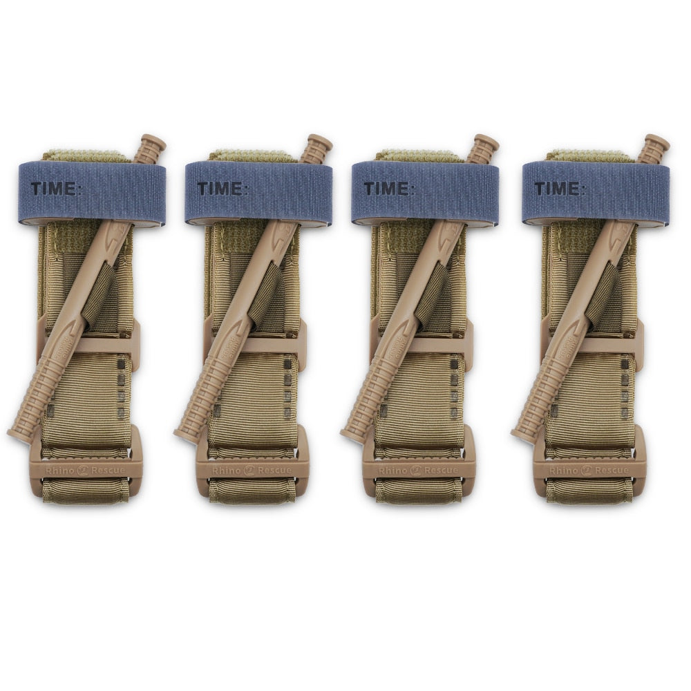 Tactical Rescue Tourniquet Rapid Hemostatic Control Equipment Single-Handed Application for Outdoor Hiking Emergency