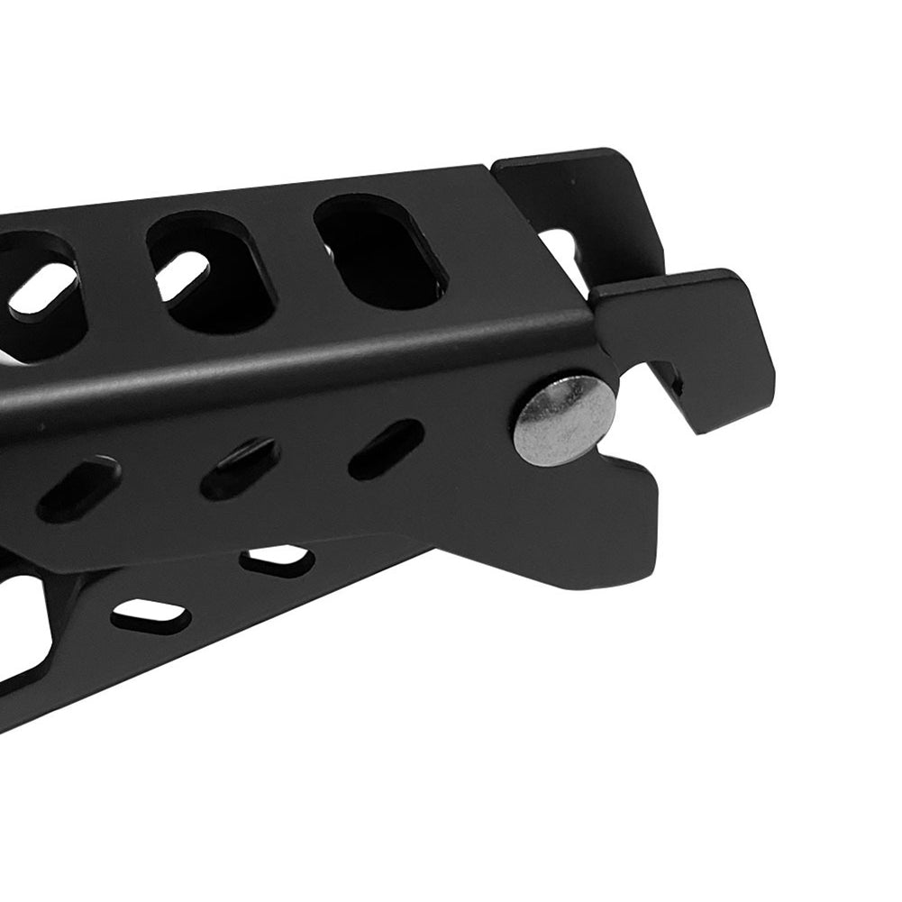 Camping Anti-Scald Pot Pan Gripper Folding Handle Hollow Cookware Anti-hot Holder Clip for Picnic Camping Tool
