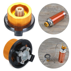 Gas Camping Adapter Survival Outdoor Stove Accessories Supplies Equipment Filling Cylinder Butane Refill Camp Cooking Supplies