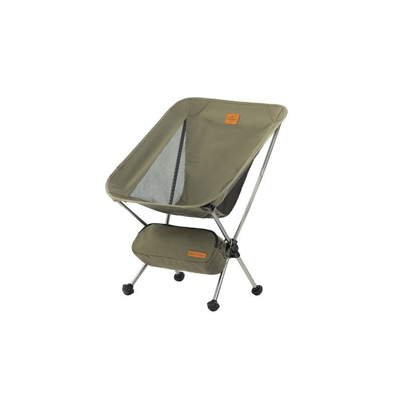 Camping Chair Lightweight Compact Folding Moon Chairs Breathable Comfortable Portable Outdoor Fishing Chair
