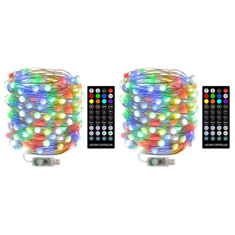 Outdoor Rope Lights LED Color Changing Tube String Strip Lighting Waterproof for Bedroom Gardens Camping Christmas