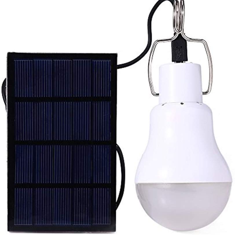 solar light 12 LED outdoor waterproof solar bulb hanging lamp courtyard garden solar led camping lights outdoors