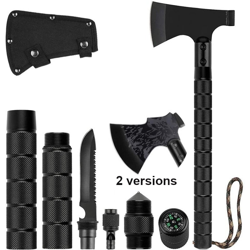 Foldable Tactical Axe Multi Tool Kit Emergency Gear Tourist AX Survival Axe Outdoor Portable Tomahawk Wild Camping Hatchet
