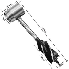 Drill Bits Outdoor Survival Punch Tool Camping Bushcraft Manual Hole Maker Wrench Wood Drill Core Woodworking